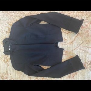 DVF black cropped jacket